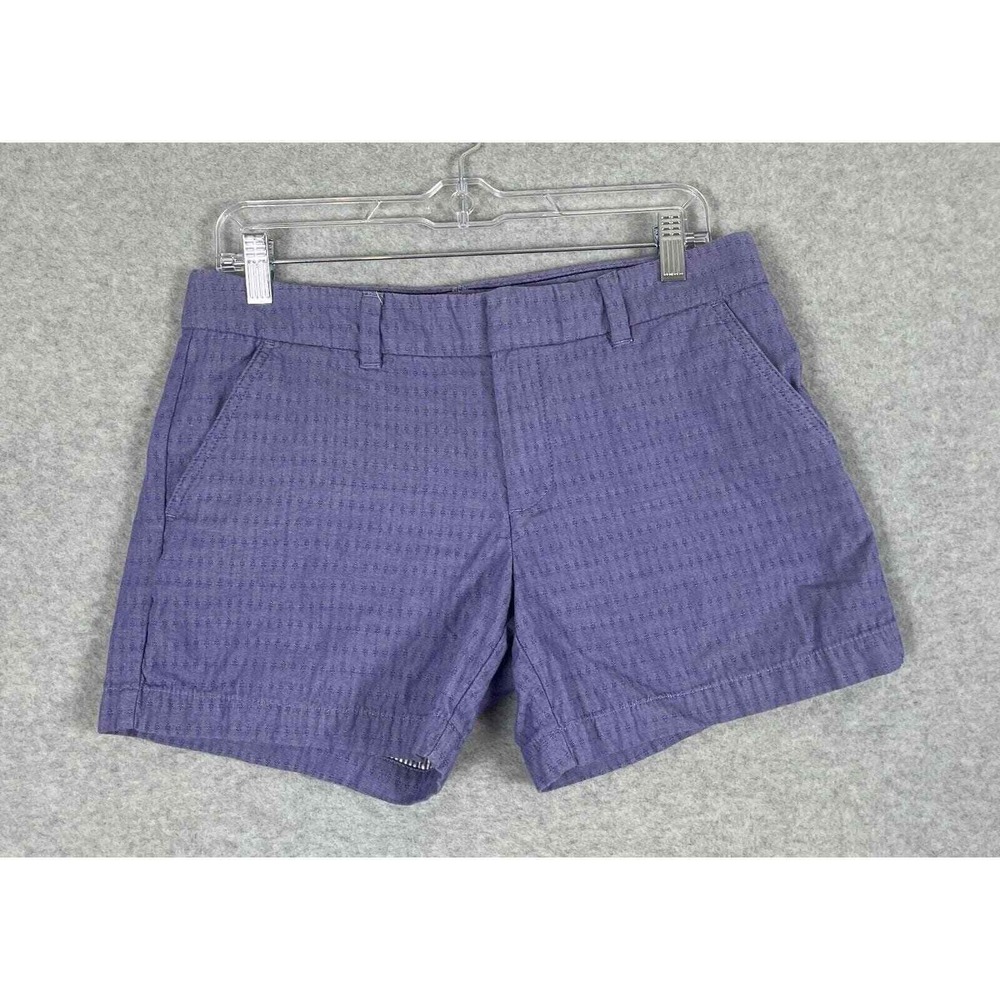 Tommy Hilfiger Chino‎ Shorts Womens 6 Blue Diamond Pattern Light Preppy